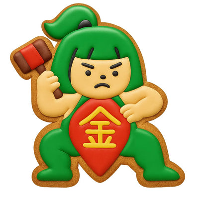Heroic Kintaro Figure Cookie Cutter - 4x3.6" Kids Party Kitchen Tool
