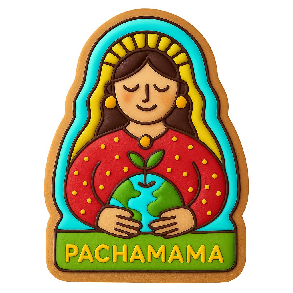 Pachamama Earth Goddess Cookie Cutter - 4x2.9" Creative Baking Fun