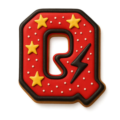Mighty Gadget 3 inches Varsity Letters Cookie Cutters