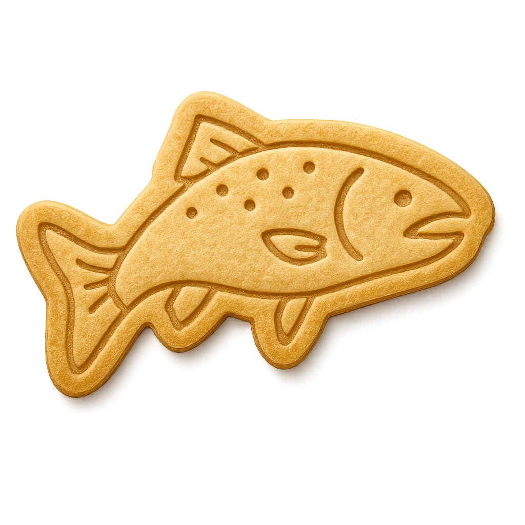 Salmon Fish Cookie Cutter - 4x2.5" Creative Kitchen Baking Fun