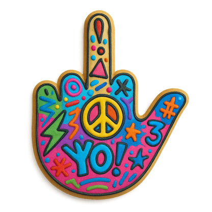 Middle Finger Cookie Cutter (4 inches)