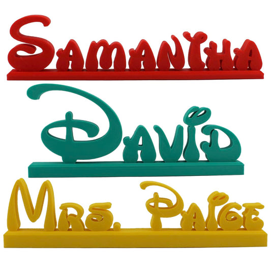 Custom Desk Name Plate - Personalized Name Plaque for Teachers and Professionals, Gift for Birthdays and Special Occasions