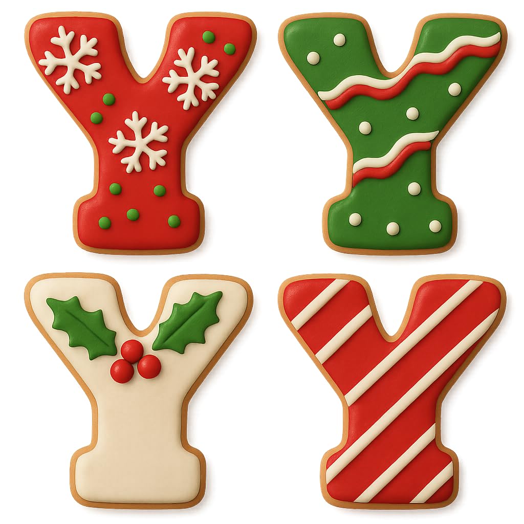 3" Varsity Letter Y Cookie Cutter