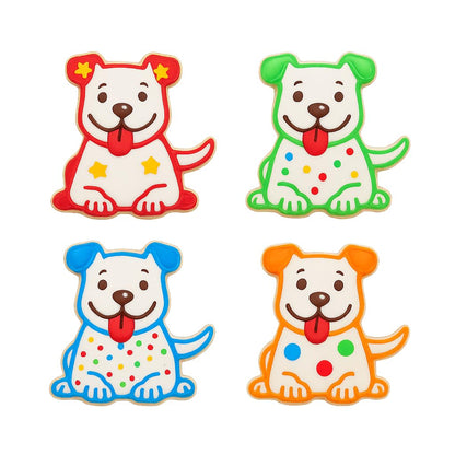 Smiling American Pitbull Cookie Cutter & Stamp 4x3.8" for Baking Fondant Clay