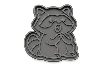 Hungry Raccoon Cookie Cutter - 2.8x4" Fun Kitchen Baking Tool