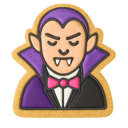 Count Dracula Cookie Cutter - 4x3.5" Fun Halloween Baking Design