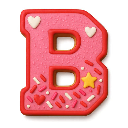 3" Varsity Letter B Cookie Cutter