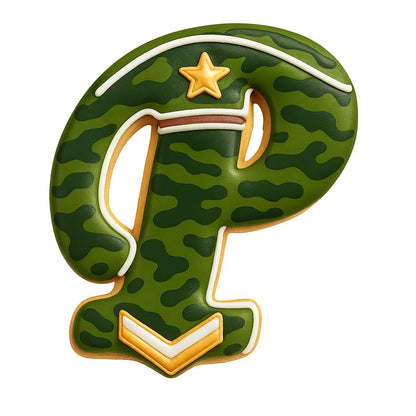 Cursive Letter P Cookie Cutter