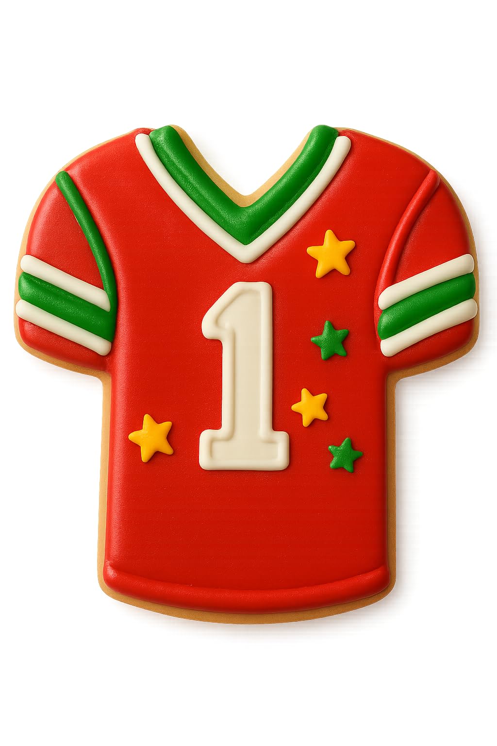 Football Jersey Cookie Cutter - 4.25x3.51 Inches, Sports-Themed Baking Tool