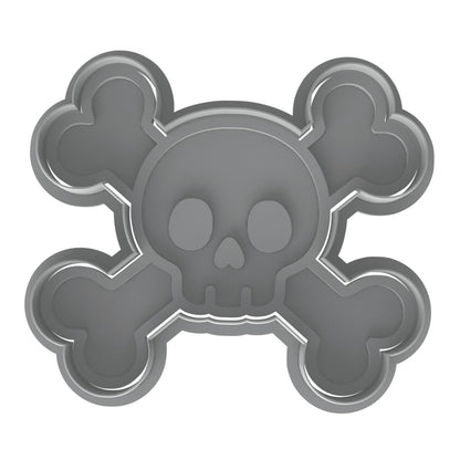Pirate Crossbone Cookie Cutter - 4x3.37" Party Baking Design