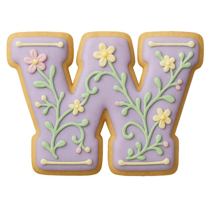 3" Varsity Letter W Cookie Cutter
