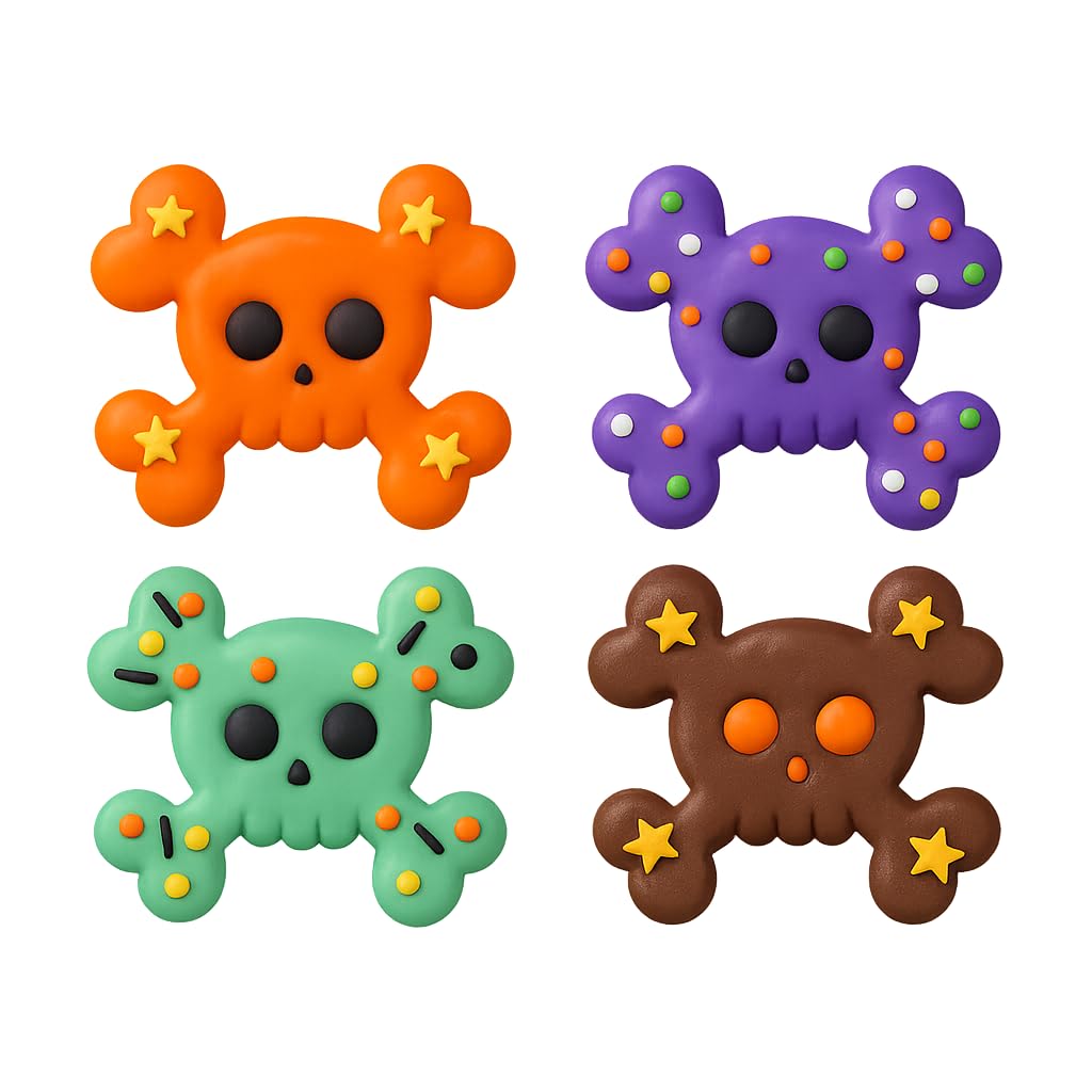 Pirate Crossbone Cookie Cutter - 4x3.37" Party Baking Design