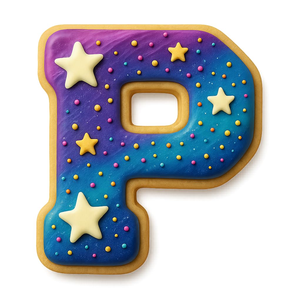 3" Varsity Letter P Cookie Cutter