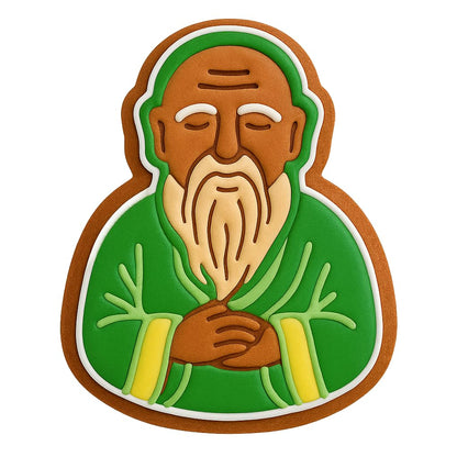 Philosopher Laozi Cookie Cutter - 4x3" Professional Design Kitchen
