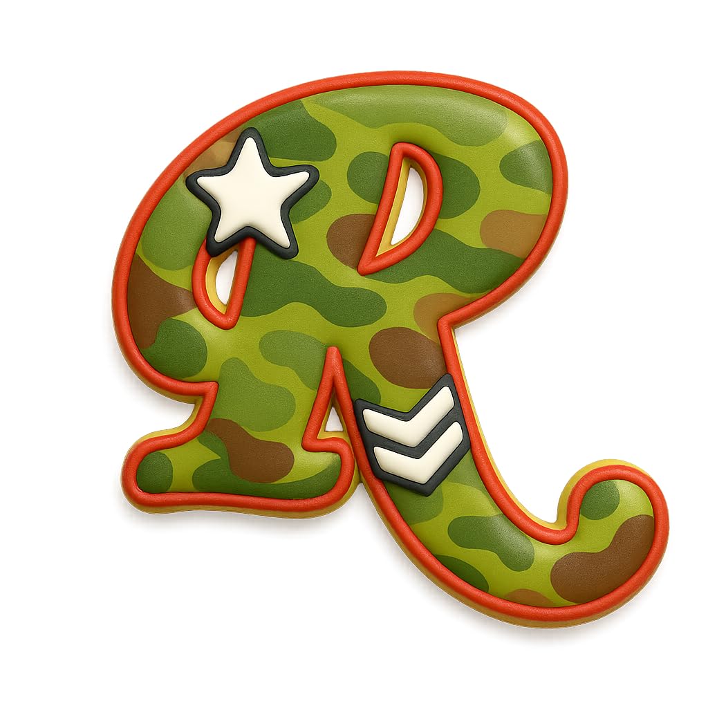 Cursive Letter R Cookie Cutter