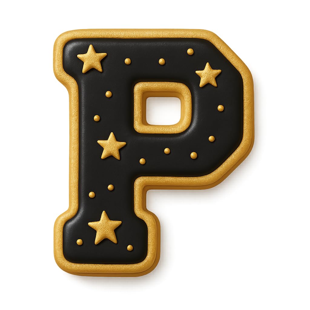 3" Varsity Letter P Cookie Cutter