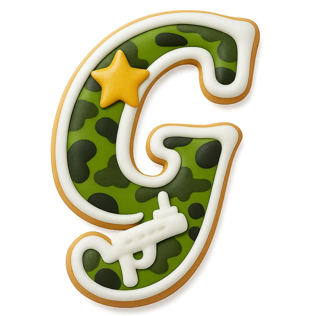Fancy Cursive Letter Cookie Cutter - 4" Tall Alphabet Baking Mold (Random Color)