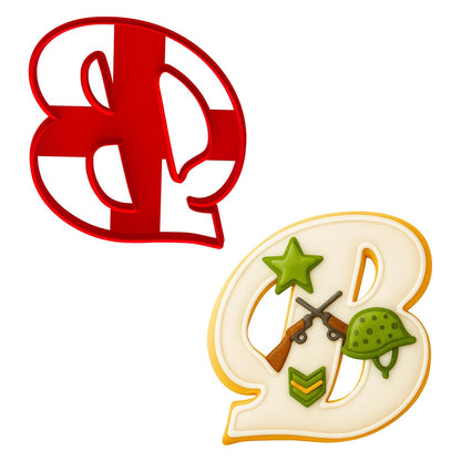 Cursive Letter B Cookie Cutter