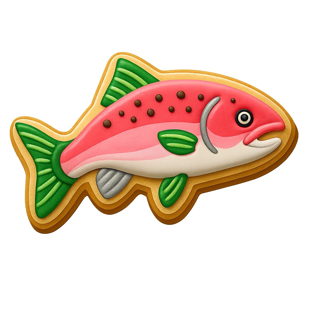 Salmon Fish Cookie Cutter - 4x2.5" Creative Kitchen Baking Fun