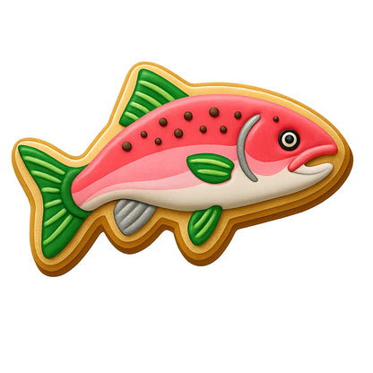 Salmon Fish Cookie Cutter - 4x2.5" Creative Kitchen Baking Fun