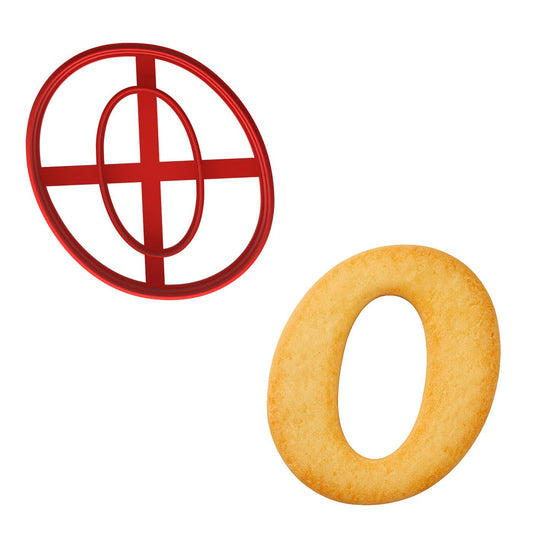 Cursive Letter O Cookie Cutter