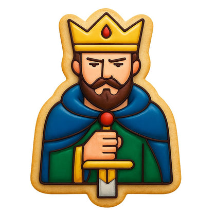 Legendary King Arthur Cookie Cutter - 4x3" Fun Kids Birthday Party Baking