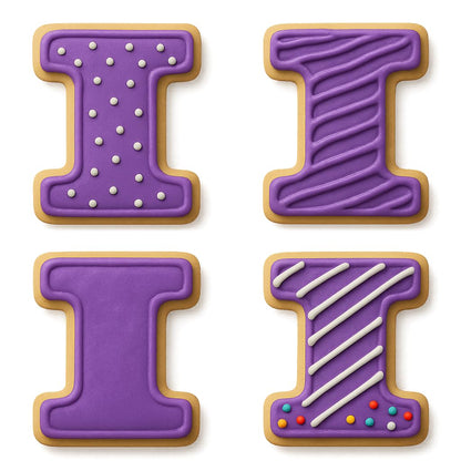 3" Varsity Letter I Cookie Cutter