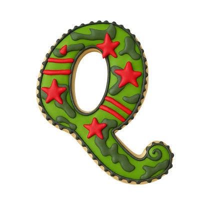 Cursive Letter Q Cookie Cutter