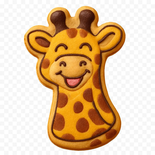 Giggling Giraffe Cookie Cutter - 4x3" Fun Kitchen Baking Design