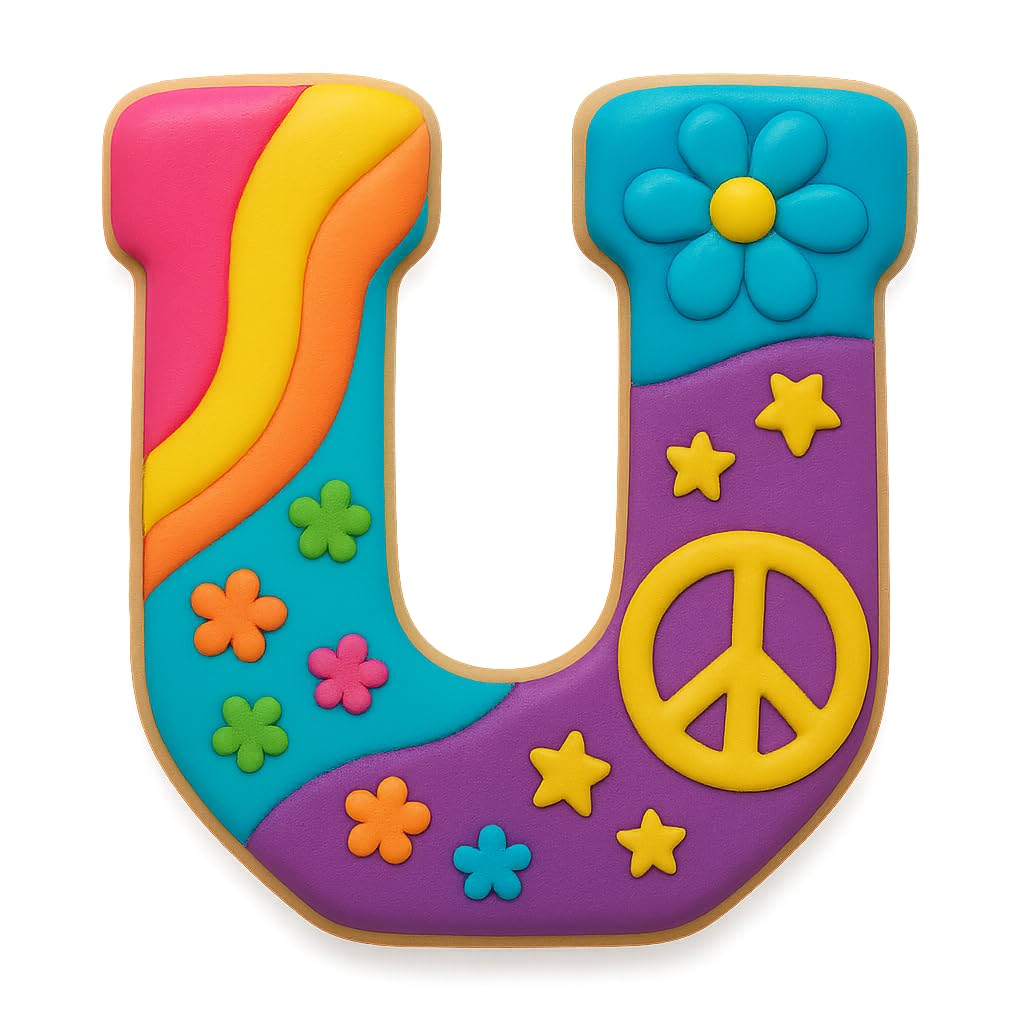 3" Varsity Letter U Cookie Cutter
