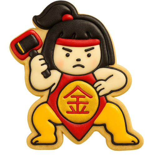 Heroic Kintaro Figure Cookie Cutter - 4x3.6" Kids Party Kitchen Tool