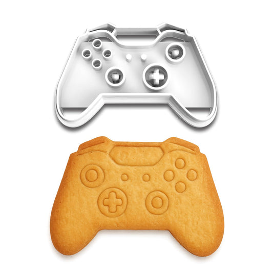 Game Controller Cookie Cutter - Style 1, 4.25x2.64 Inches, Perfect for Gamers and Themed Baking