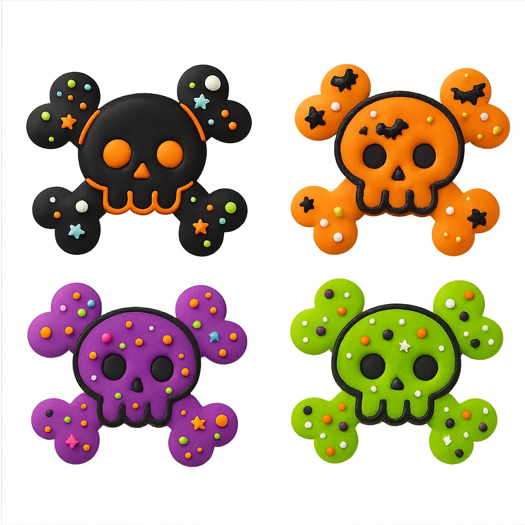 Pirate Crossbone Cookie Cutter - 4x3.37" Party Baking Design