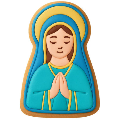 Saint Mary Figure Cookie Cutter - 4x2.7" Quality Spiritual Baking