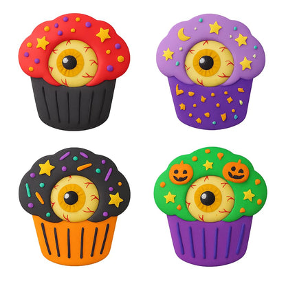 Eyeball Muffin Cookie Cutter & Stamp 4x3.67" for Baking & Fondant Clay Embosser