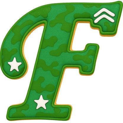 Cursive Letter F Cookie Cutter