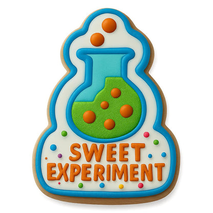 Sweet Experiment Beaker Cookie Cutter - 4x2.8" Fun Kitchen Baking Tool