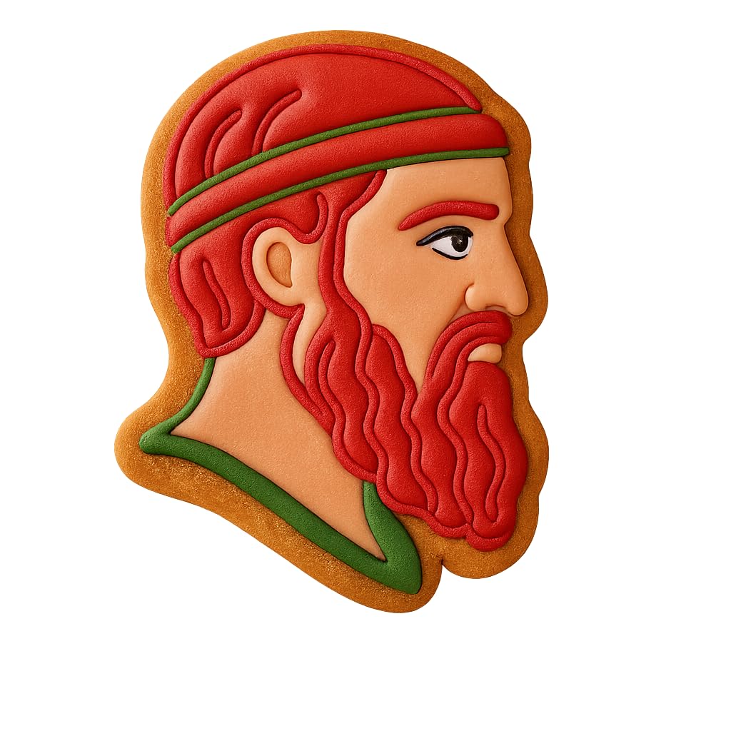 Philosopher's Plato Cookie Cutter - 4x2.95" Creative Home Baking Tool