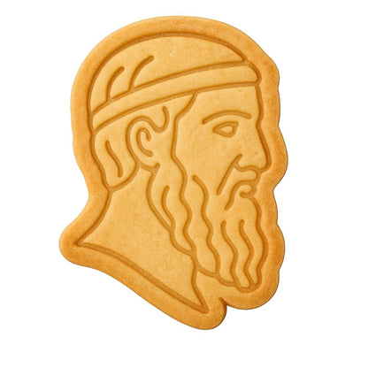 Philosopher's Plato Cookie Cutter - 4x2.95" Creative Home Baking Tool