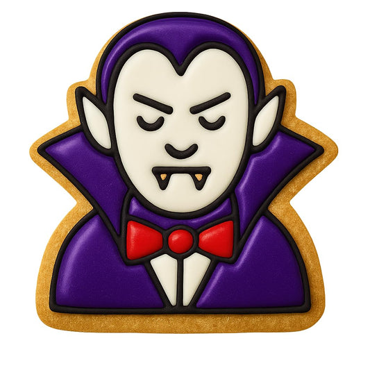 Count Dracula Cookie Cutter - 4x3.5" Fun Halloween Baking Design