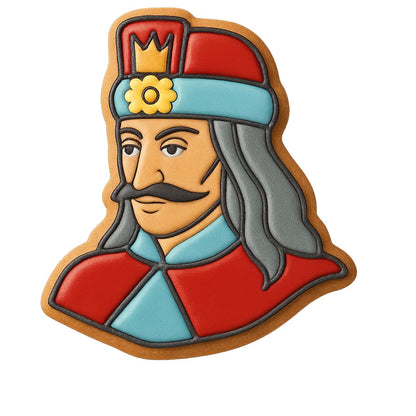 Vlad III Drăculea Cookie Cutter - 4x3.4" Premium Vampire Baking Fun