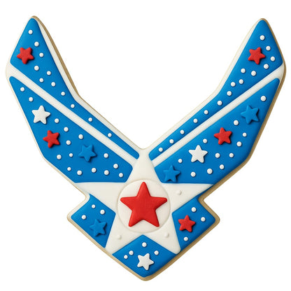US Air Force Emblem Cookie Cutter 4x4" for Baking Fondant Clay Gifts Kitchen