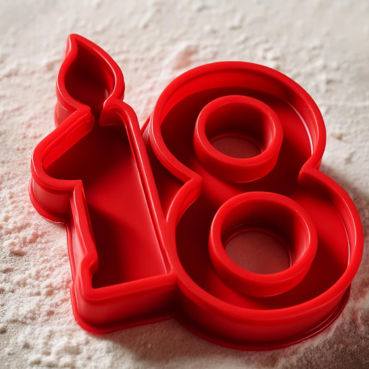 18th Birthday Candle Inspired Cookie Cutter 3"