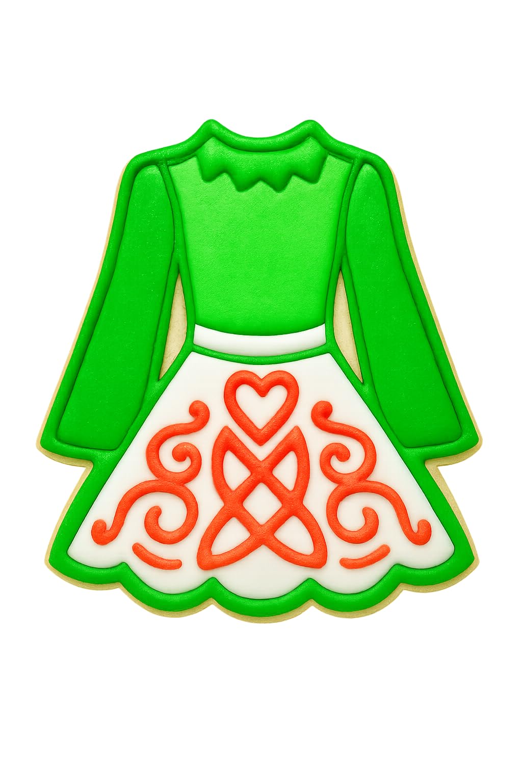Traditional Irish Dress Cookie Cutter Style 1 - 4x3" Party Baking Set