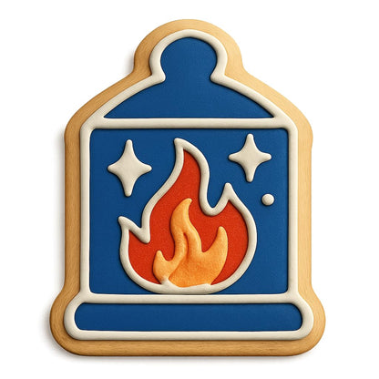 Mystic Ember Lantern Cookie Cutter - 2.5x4" Creative Kitchen Design