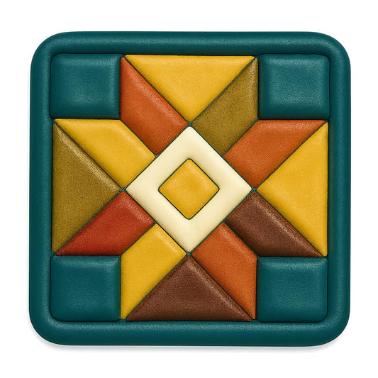 Crafty Quilt Block Cookie Cutter - 4x4" Premium Geometry Baking Tool