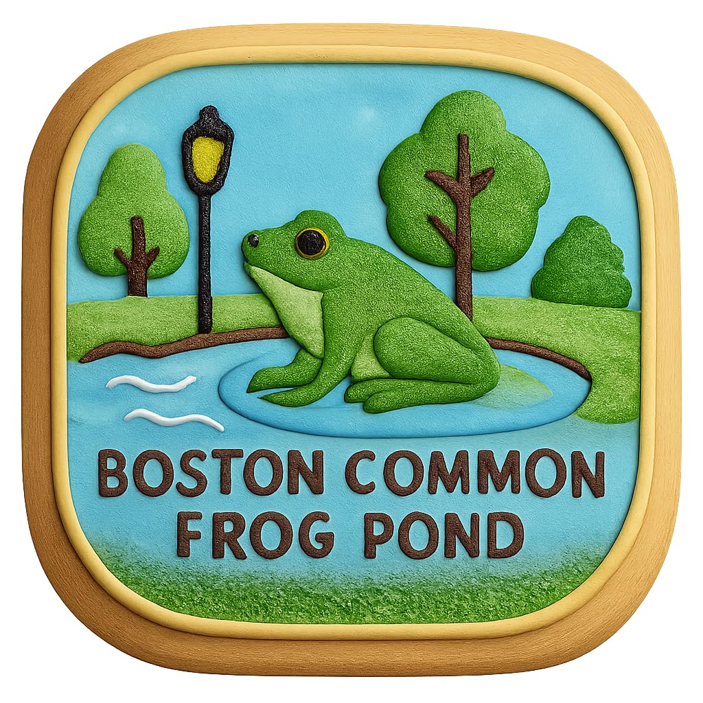 Boston Common Frog Pond Cookie Cutter - 4x4" Fun Baking Design