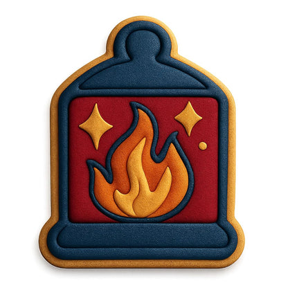 Mystic Ember Lantern Cookie Cutter - 2.5x4" Creative Kitchen Design