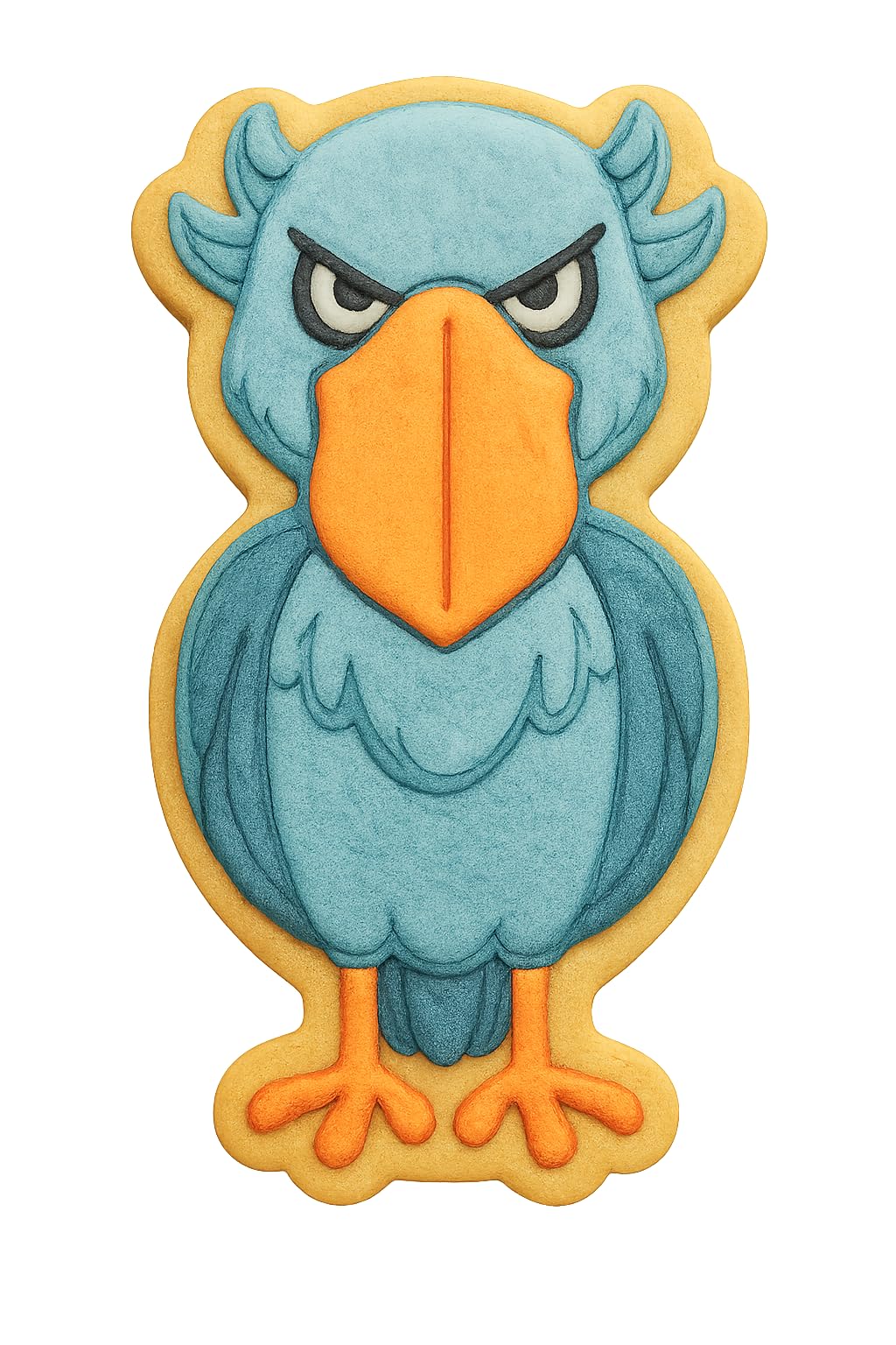 Shoebill Bird Cookie Cutter Front View S1 - 4x2.2" Creative Baking Fun