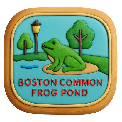 Boston Common Frog Pond Cookie Cutter - 4x4" Fun Baking Design